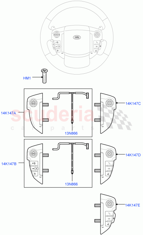 Part Diagram for Land Rover LR050751