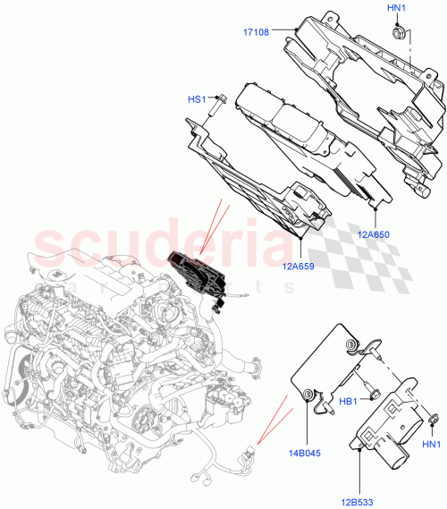 Part Diagram for Land Rover LR125913