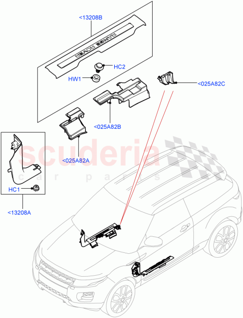 Part Diagram for Land Rover LR078433