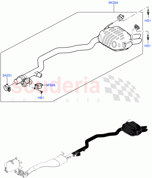 Part Diagram for Land Rover LR174722