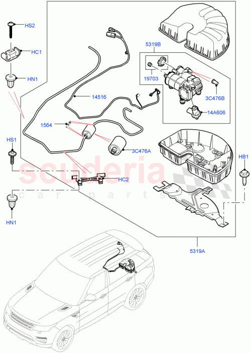 Part Diagram for Land Rover LR055953