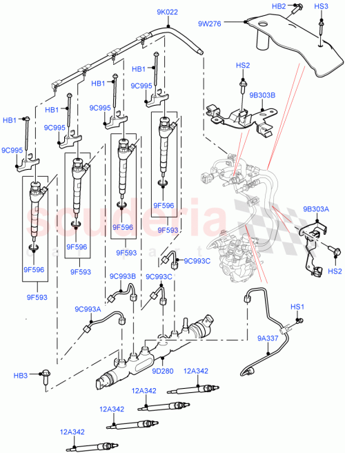 Part Diagram for Land Rover LR137724