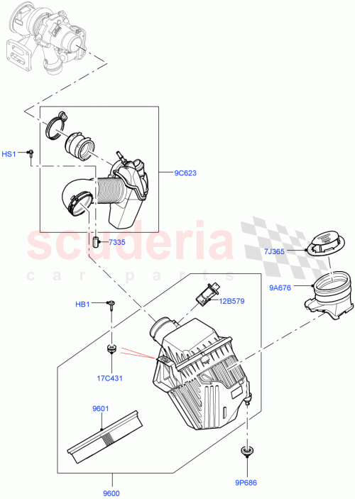 Part Diagram for Land Rover LR125459