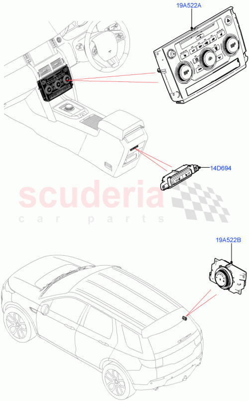Part Diagram for Land Rover LR066863