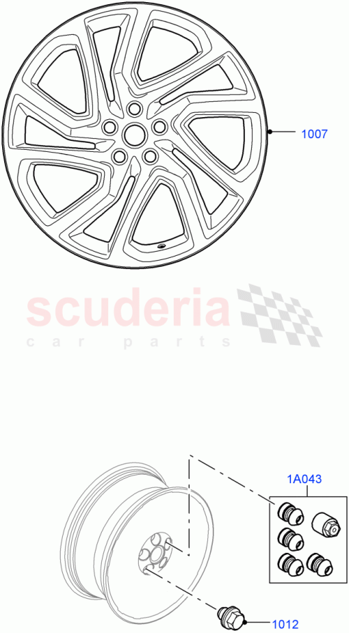 Part Diagram for Land Rover VPLRW0117