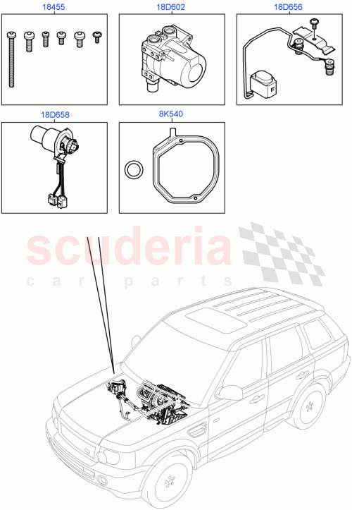 Part Diagram for Land Rover LR004234