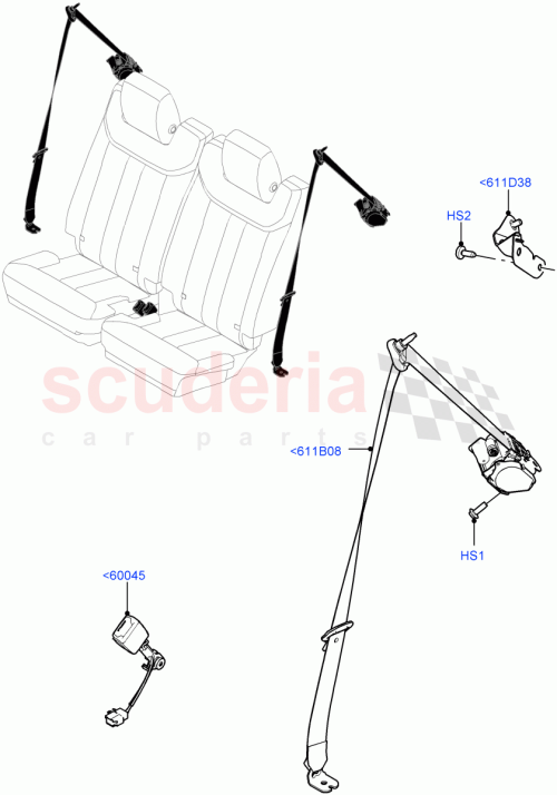 Part Diagram for Land Rover LR048327