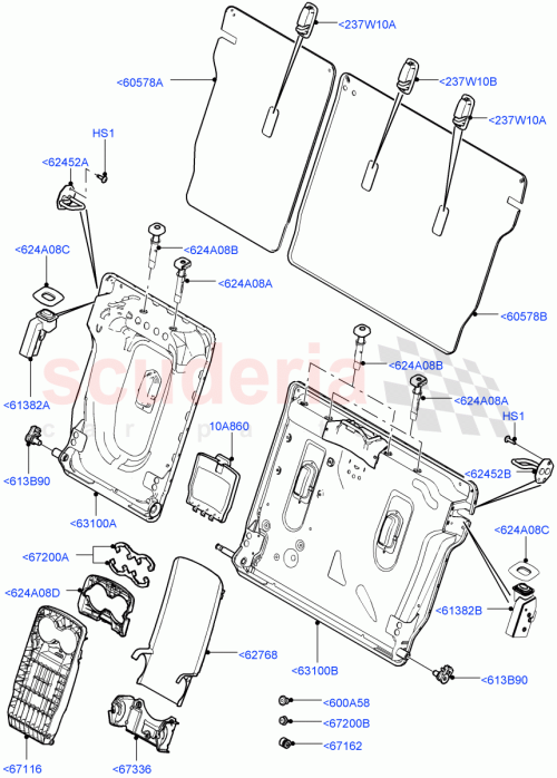 Part Diagram for Land Rover LR128420