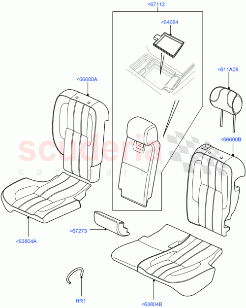 Part Diagram for Land Rover LR021181