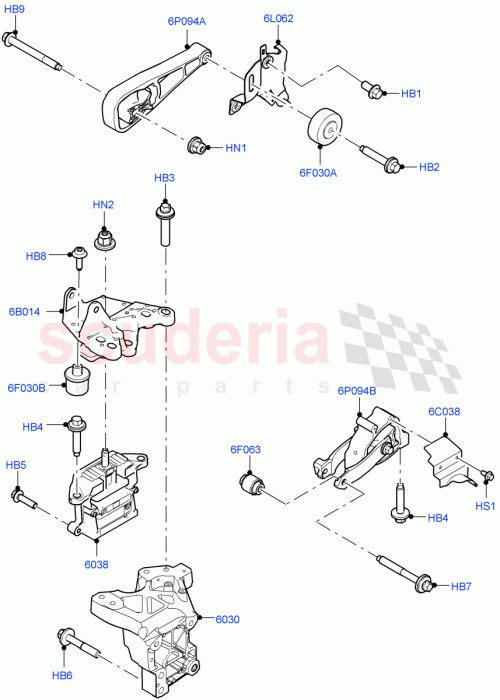 Part Diagram for Land Rover LR124873