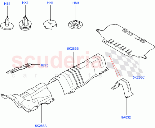 Part Diagram for Land Rover LR003824