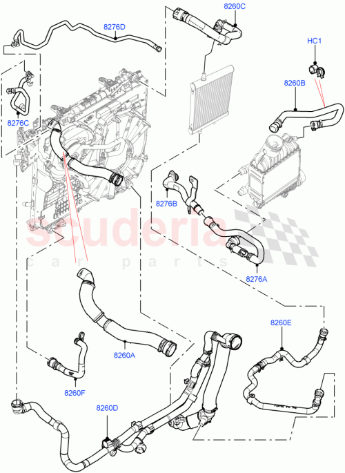 Part Diagram for Land Rover LR128305
