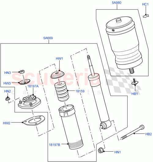 Part Diagram for Land Rover LR012997