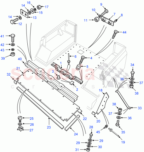 Part Diagram for Land Rover 333745
