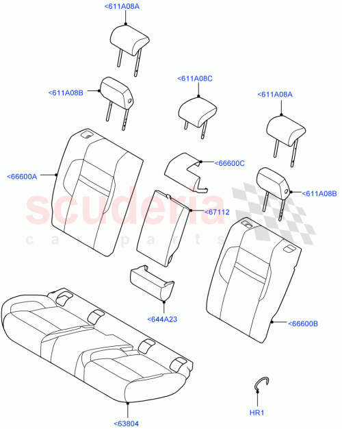 Part Diagram for Land Rover LR160702