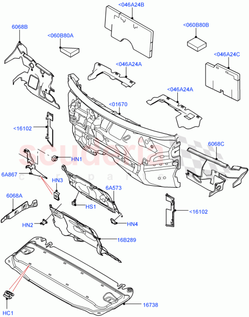 Part Diagram for Land Rover LR075309