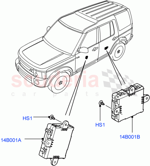 Part Diagram for Land Rover LR019221