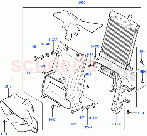 Part Diagram for Land Rover LR022888