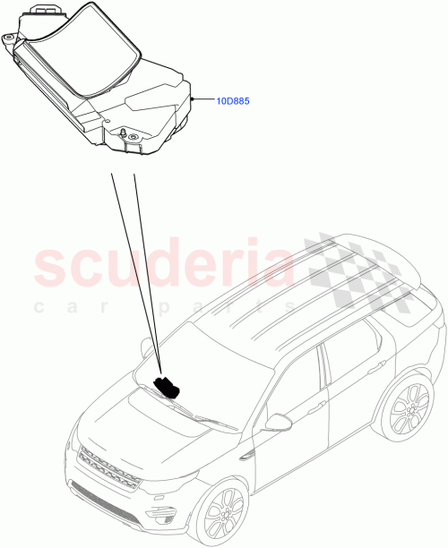 Part Diagram for Land Rover LR128126
