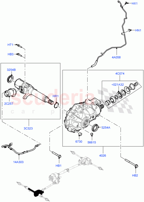Part Diagram for Land Rover LR164998