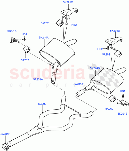 Part Diagram for Land Rover LR105226