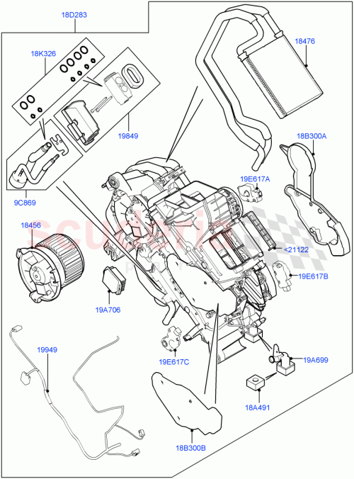 Part Diagram for Land Rover LR072510
