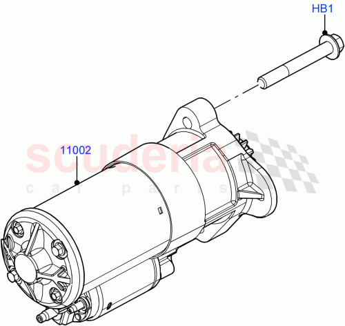 Part Diagram for Land Rover LR141103