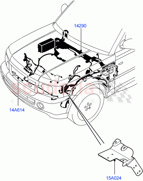 Part Diagram for Land Rover LR052009