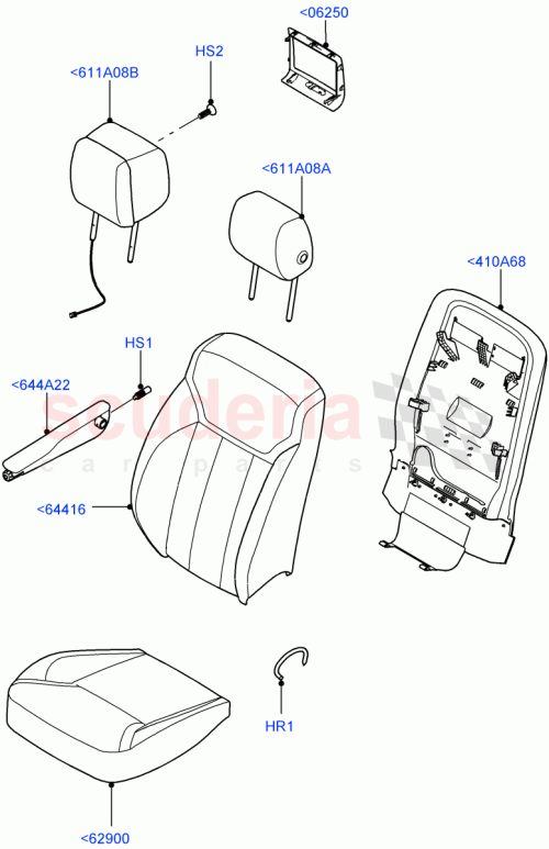Part Diagram for Land Rover LR134808