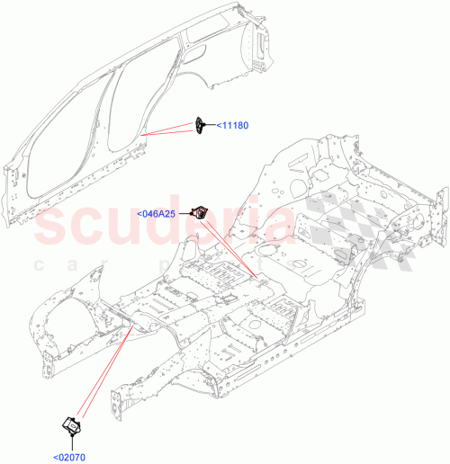 Part Diagram for Land Rover LR154646
