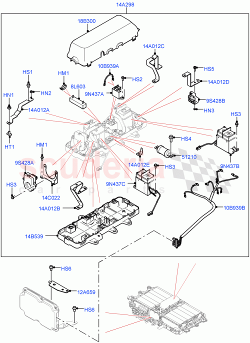 Part Diagram for Land Rover LR137277