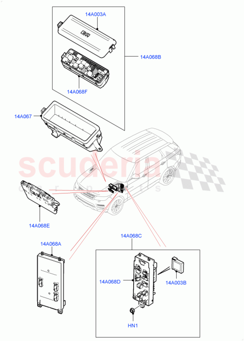 Part Diagram for Land Rover LR123855