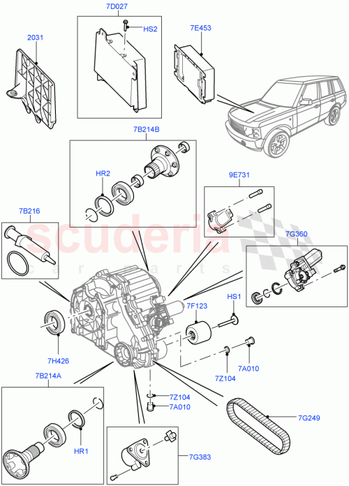 Part Diagram for Land Rover LR011132