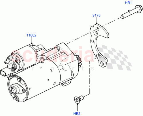 Part Diagram for Land Rover LR151652