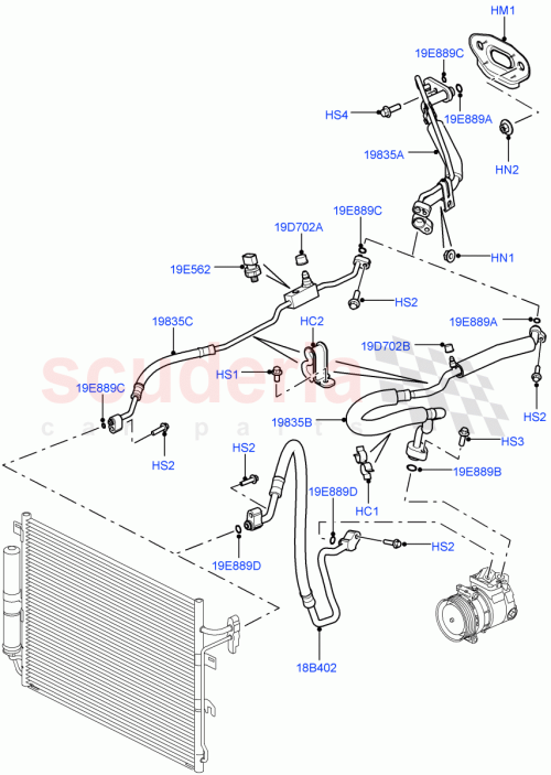 Part Diagram for Land Rover FS108306