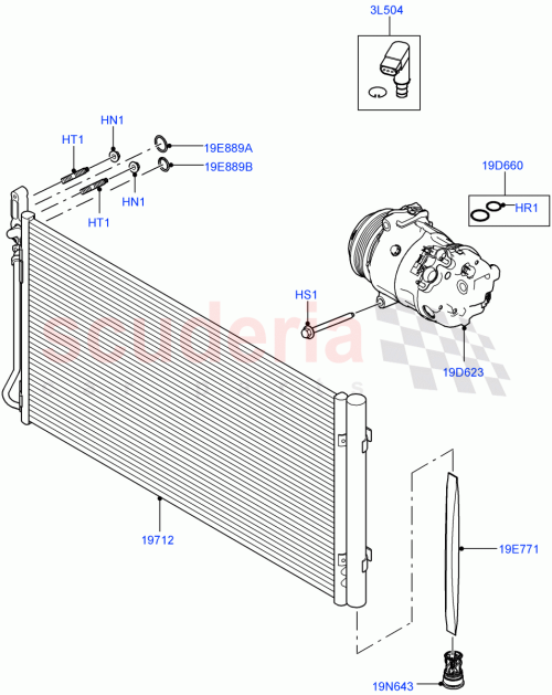 Part Diagram for Land Rover LR083336