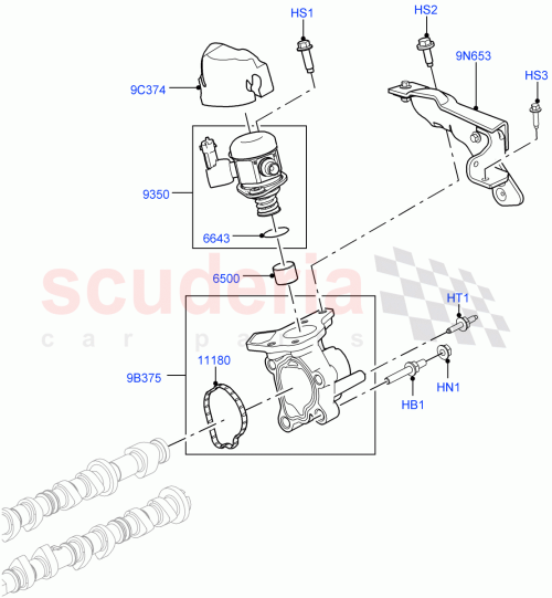 Part Diagram for Land Rover LR057558
