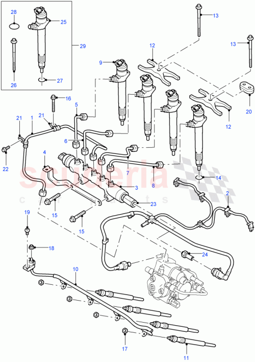 Part Diagram for Land Rover LR019168