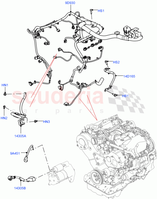 Part Diagram for Land Rover LR093808