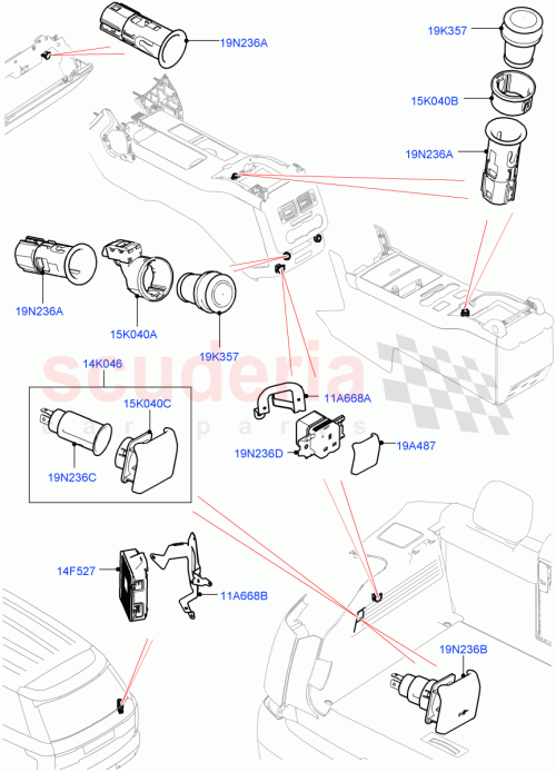 Part Diagram for Land Rover LR099098