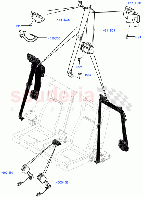 Part Diagram for Land Rover LR167962