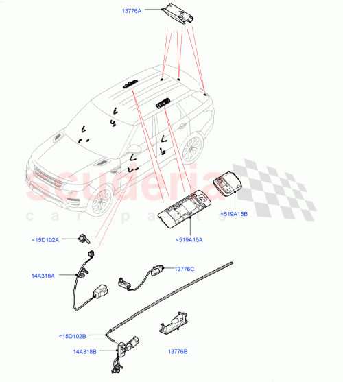 Part Diagram for Land Rover LR116247