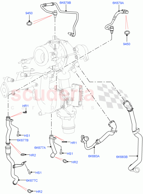 Part Diagram for Land Rover LR081638