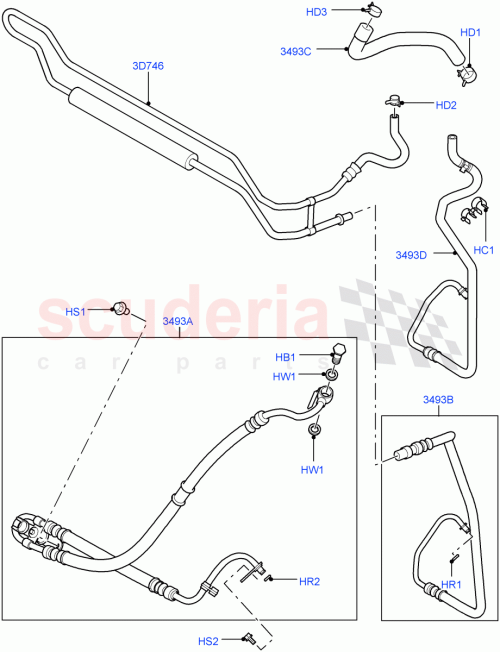 Part Diagram for Land Rover QEH500570