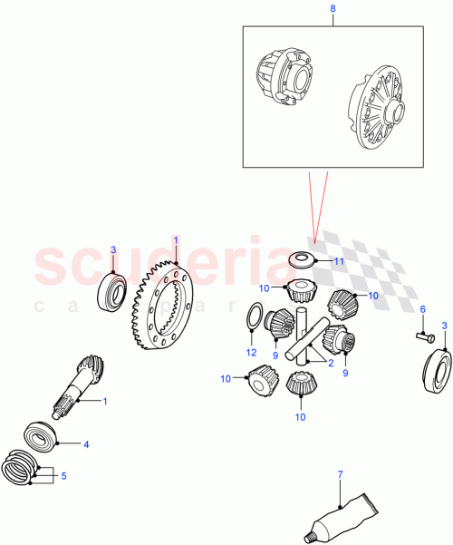Part Diagram for Land Rover STC1156