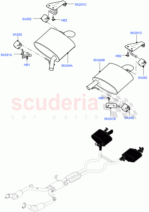 Part Diagram for Land Rover LR054953
