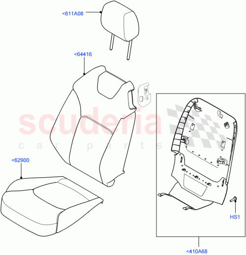 Part Diagram for Land Rover LR074714