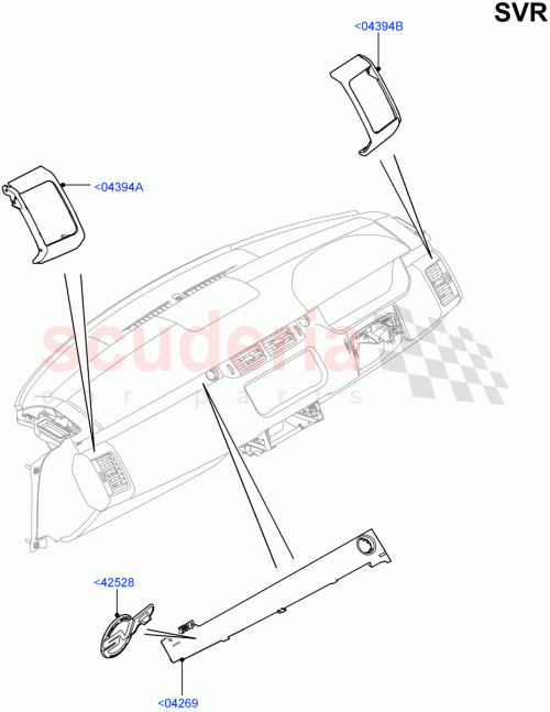 Part Diagram for Land Rover LR104032