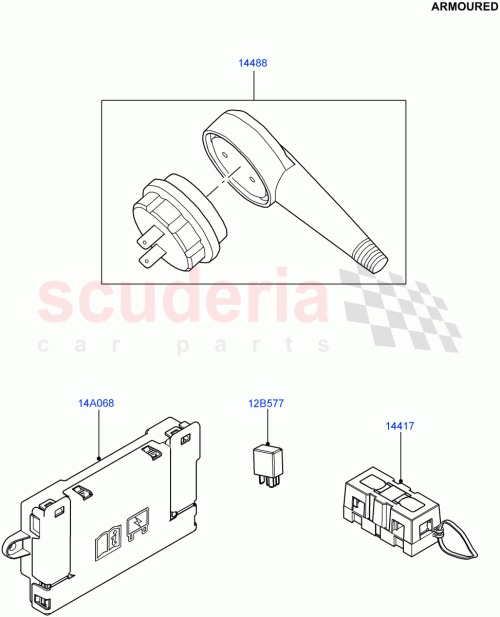 Part Diagram for Land Rover LR123732