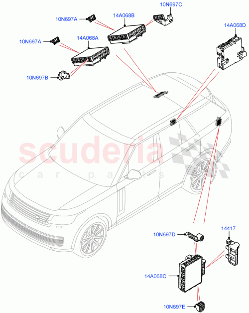 Part Diagram for Land Rover LR153295